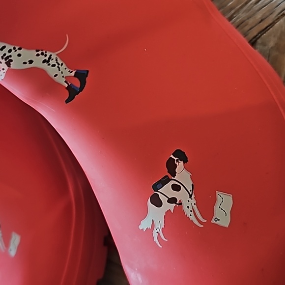 New JOULES  Molly Welly Hikedogs rubber waterproof boots wellies!  7 - Picture 4 of 10